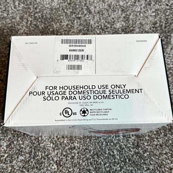 KitchenAid Kitchen Kitchenaid Hand Mixer 5 Speed Empire Red Nib